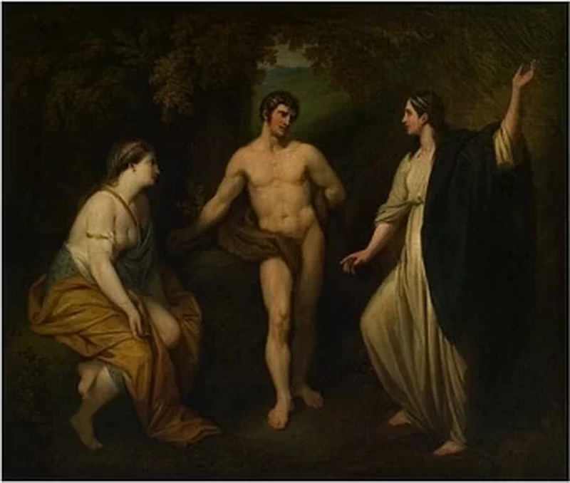 La scelta di Ercole tra virtù e piacere - V&A Museum